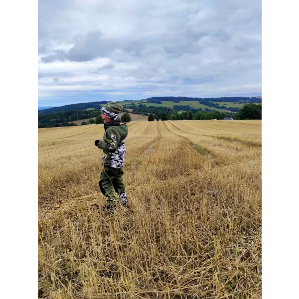  Hőszigetelt softshell gyereknadrág WAMU MASKÁČ KHAKI 