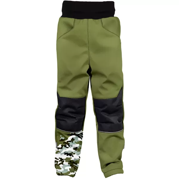  Hőszigetelt softshell gyereknadrág WAMU MASKÁČ KHAKI 