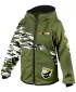 Gyerek hőszigetelt softshell kabát WAMU MASKÁČ KHAKI