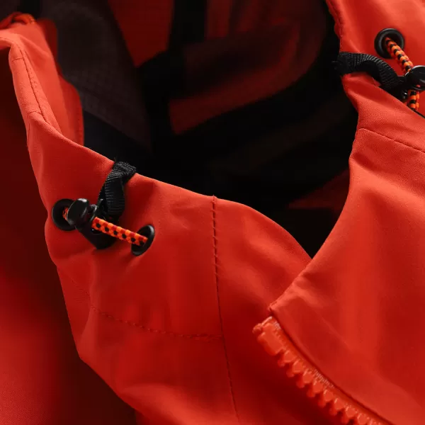  Kabát ALPINE PRO CORT MJCA592 FEKETE/PIROS 