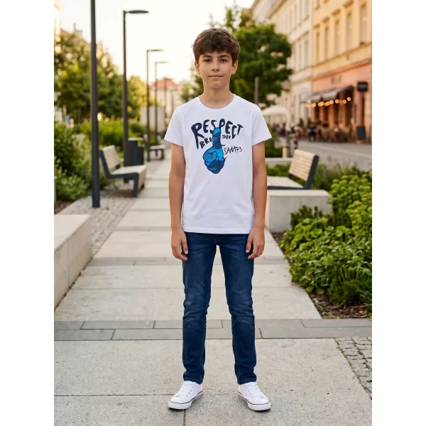 Gyermek póló SAM 73 SCUTUM KT 514 FEHÉR 