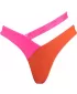 Fürdőruha PUMA SWIM WOMEN COLOURBLOCK V-SHAPE BRIEF 1P 938071-01 BARNA