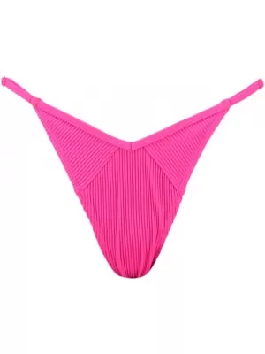 Fürdőruha PUMA SWIM WOMEN RIBBED TANGA 1P 938068-02 RÓZSASZÍN
