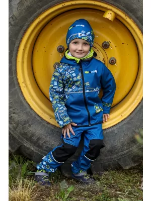Baby Softshell kabát szigetelt WAMU BAGR KÉK