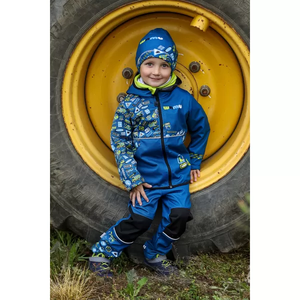  Baby Softshell kabát szigetelt WAMU BAGR KÉK 
