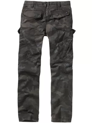 Nadrág BRANDIT ADVEN SLIM FIT SÖTÉT ÁLCÁZÁS