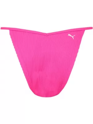 Fürdőruha PUMA SWIM WOMEN RIBBED TANGA 1P 938068-02 RÓZSASZÍN
