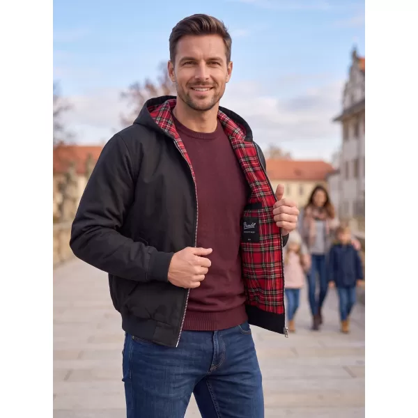  Kabát BRANDIT LORD CANTERBURY S KAPUCÍ BD3112 FEKETE 