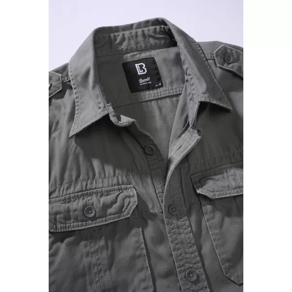  Ing BRANDIT VINTAGE KRÁTKÝ RUKÁV BD4024 SZÉN 