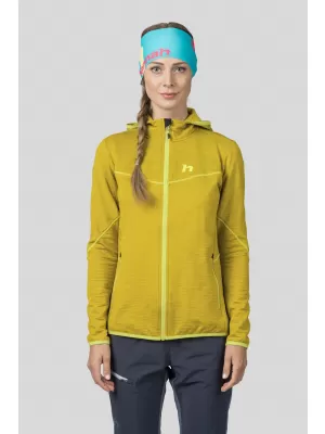 Női pulóver HANNAH DAGNYS HOODY CITRONELLA MENTA
