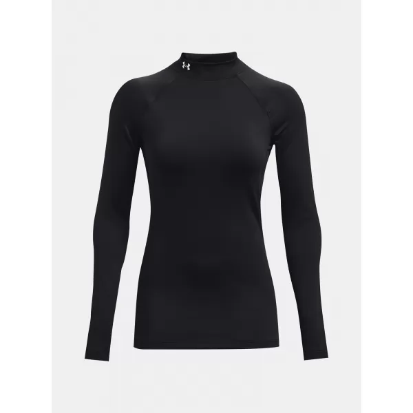  Női póló UNDER ARMOUR UA CG AUTHENTICS MOCKNECK 1368702-001 FEKETE 