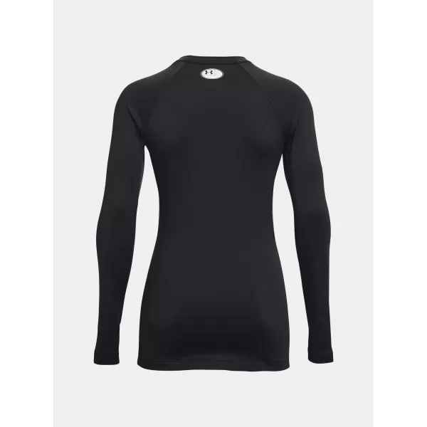  Női póló UNDER ARMOUR AUTHENTICS CREW 1368701-001 FEKETE 