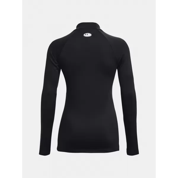  Női póló UNDER ARMOUR UA CG AUTHENTICS MOCKNECK 1368702-001 FEKETE 