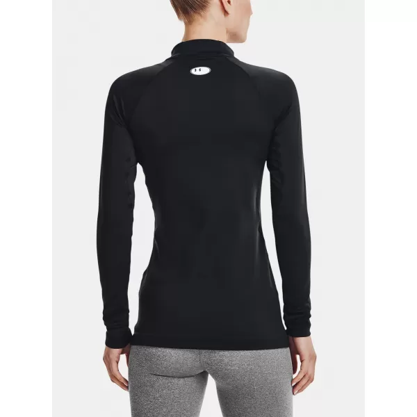  Női póló UNDER ARMOUR UA CG AUTHENTICS MOCKNECK 1368702-001 FEKETE 