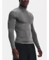 Férfi póló UNDER ARMOUR HG ARMOUR COMP MOCK LS 1369606-090 SZÜRKE