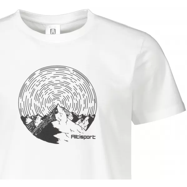  Pánské triko ALTISPORT CARRYOVER ALM172129 BÍLÁ 