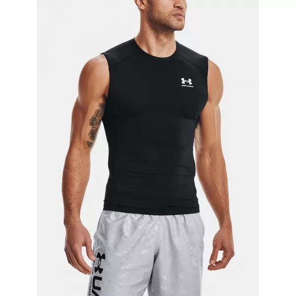  Férfi kompressziós tank felső UNDER ARMOUR HG ARMOUR COMP SL 1361522-001 FEKETE 