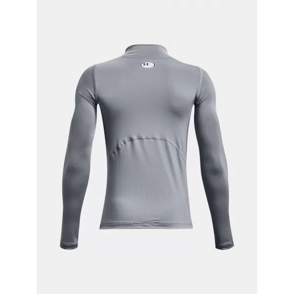  Fiú póló UNDER ARMOUR UA HG ARMOUR MOCK LS 1369477-035 SZÜRKE 