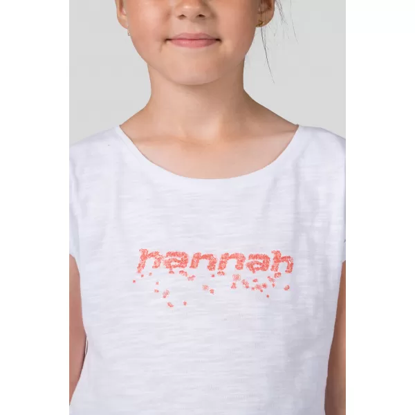  Gyermek póló HANNAH KAIA JR FEHÉR/RÓZSASZÍN 