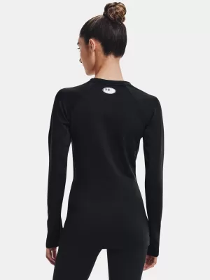 Női póló UNDER ARMOUR AUTHENTICS CREW 1368701-001 FEKETE