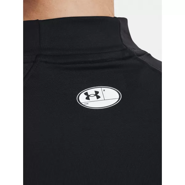  Női póló UNDER ARMOUR UA CG AUTHENTICS MOCKNECK 1368702-001 FEKETE 