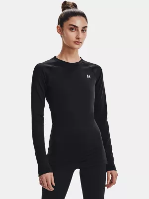Női póló UNDER ARMOUR AUTHENTICS CREW 1368701-001 FEKETE