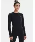 Női póló UNDER ARMOUR AUTHENTICS CREW 1368701-001 FEKETE