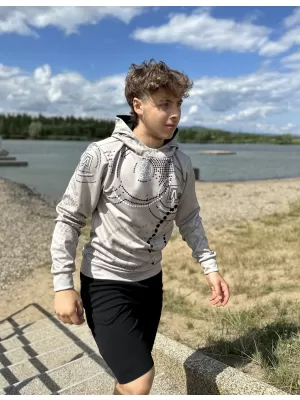 Prémium férfi pulóver ALTISPORT SWE/ALM06S07 BARNA