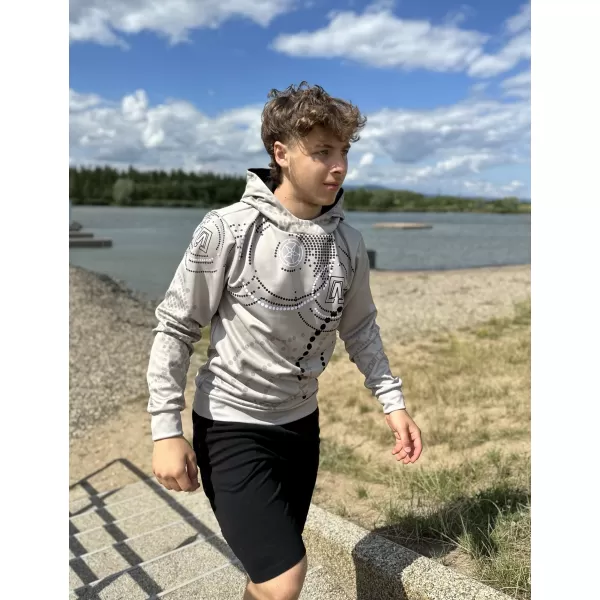  Prémium férfi pulóver ALTISPORT SWE/ALM06S07 BARNA 