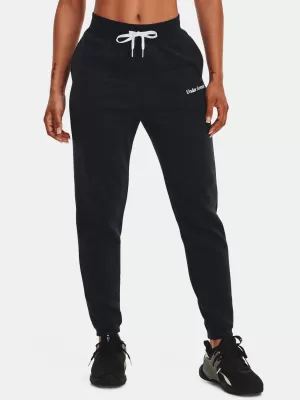 Női sportnadrág UNDER ARMOUR ESSENTIAL SCRIPT PANT 1374105-001 FEKETE