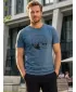 Pánské triko ALTISPORT CARRYOVER ALM172129 DENIM