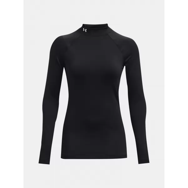 Női póló UNDER ARMOUR UA CG AUTHENTICS MOCKNECK 1368702-001 FEKETE 