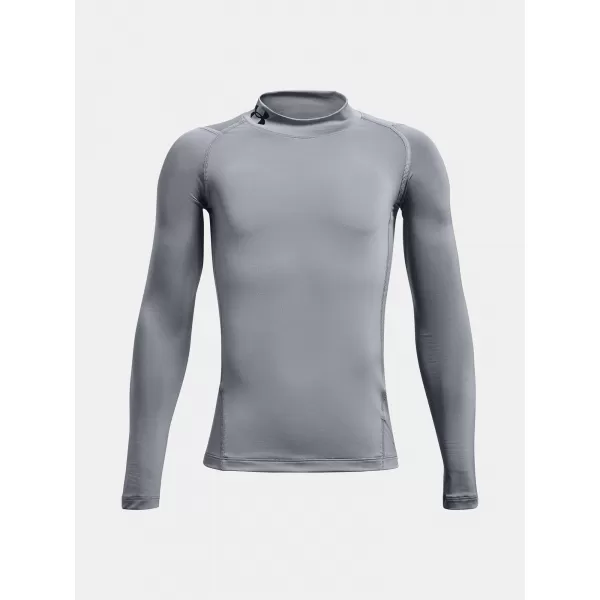  Fiú póló UNDER ARMOUR UA HG ARMOUR MOCK LS 1369477-035 SZÜRKE 