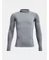 Fiú póló UNDER ARMOUR UA HG ARMOUR MOCK LS 1369477-035 SZÜRKE