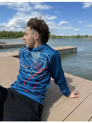 Prémium férfi pulóver ALTISPORT SWE/ALM06S07 PETRÓLEUMVÖRÖS