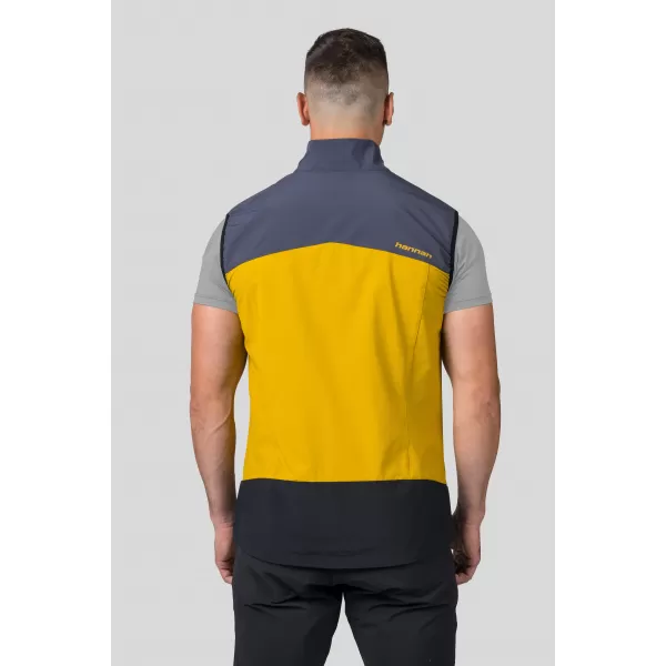  Férfi mellény HANNAH CARSTEN VEST INDIA TINTA/ARANY PÁLMA 