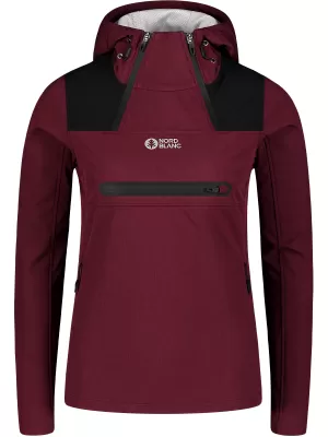 Női softshell kabát NORDBLANC KANGAROO NBSSL7895 PIROS
