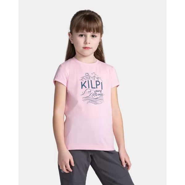 Lányos póló KILPI MALGA-JG TJ0306KI VILÁGOS RÓZSASZÍN 