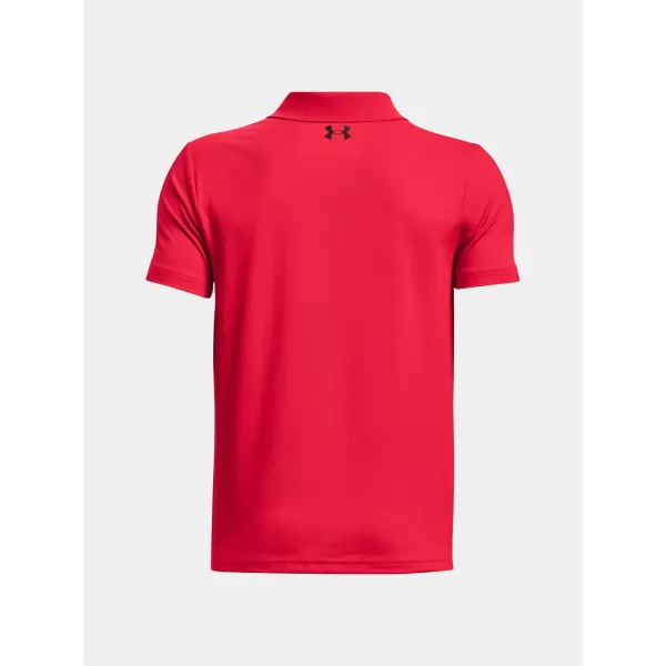  Fiú póló UNDER ARMOUR UA PERFORMANCE POLO 1377346-600 PIROS 