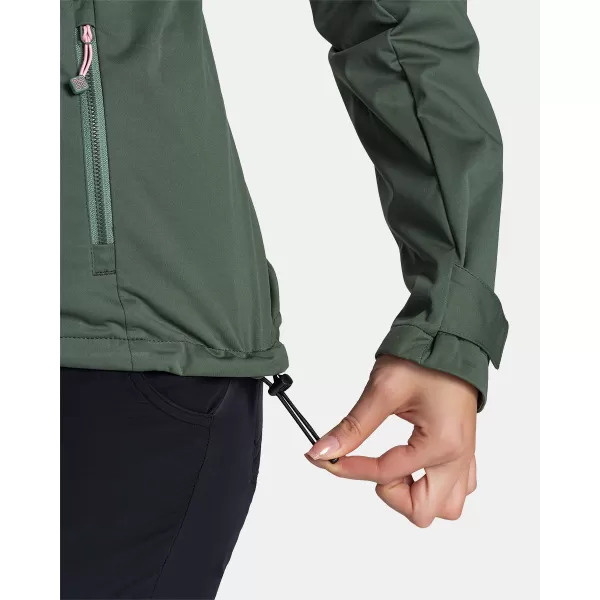  Női softshell kabát KILPI BELTRA-W TL0107KI SÖTÉTZÖLD 