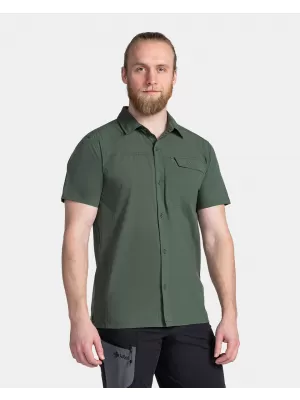 Férfi ing KILPI BOMBAY-M TM0303KI SÖTÉTZÖLD