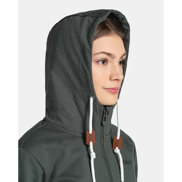  Női pulóver KILPI BERY-W TL0210KI SÖTÉTZÖLD 