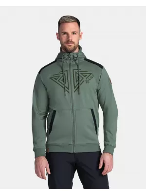 Férfi pulóver KILPI ADELAN-M TM0207KI SÖTÉTZÖLD