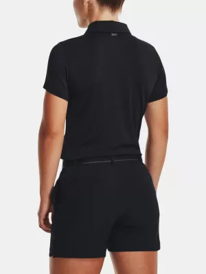Női póló UNDER ARMOUR UA PLAYOFF SS POLO 1377335-001 FEKETE