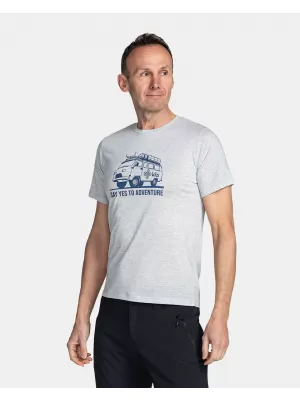 Férfi funkcionális póló KILPI GAROVE-M TM0306KI VILÁGOSSZÜRKE