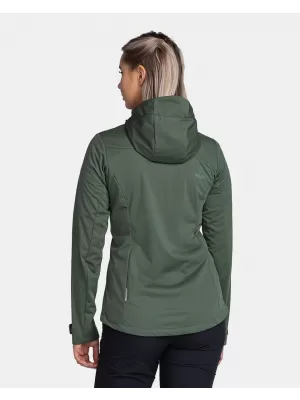 Női softshell kabát KILPI BELTRA-W TL0107KI SÖTÉTZÖLD