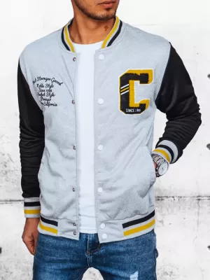 Férfi tavaszi baseball dzseki DSTREET TX4438 SZÜRKE