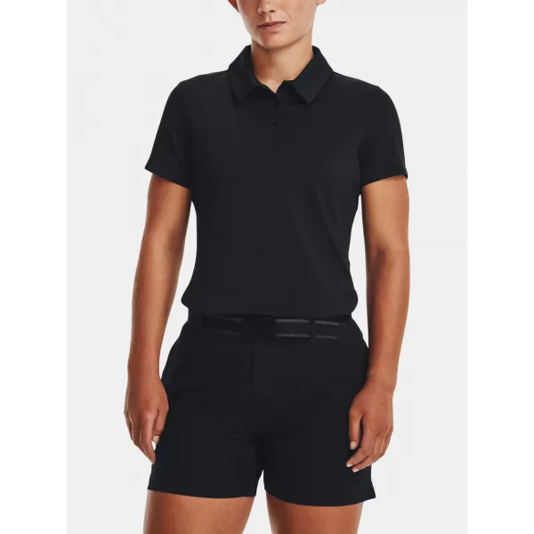  Női póló UNDER ARMOUR UA PLAYOFF SS POLO 1377335-001 FEKETE 