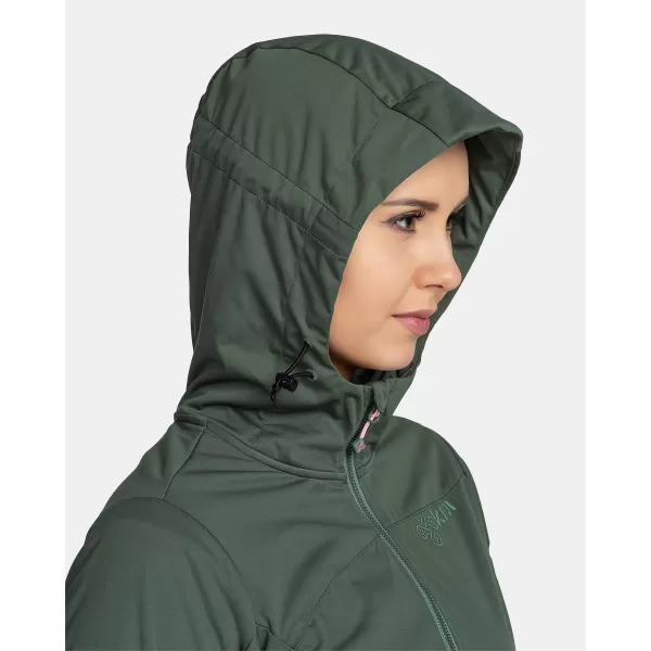  Női softshell kabát KILPI BELTRA-W TL0107KI SÖTÉTZÖLD 