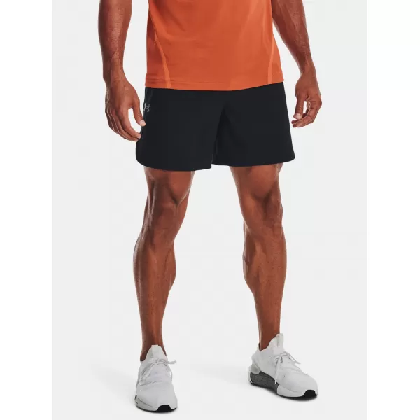  Férfi rövidnadrág UNDER ARMOUR UA PEAK WOVEN SHORTS 1376782-001 FEKETE 